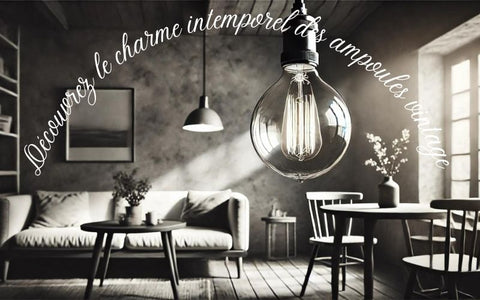 Découvrez le charme intemporel des ampoules vintage pour illuminer votre intérieur !