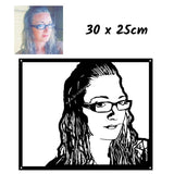 Décoration Murale Personnalisable en Métal Noir