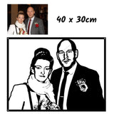 Décoration Murale Personnalisable en Métal Noir