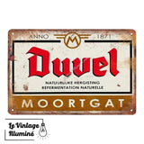 Plaque Métal Bière Duvel