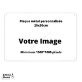 Plaque Métal Vintage Personnalisable