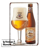 plaque métal usée Tripel Karmeliet