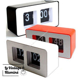 Horloge Flip Flap Rectangulaire - Le Vintage Illuminé