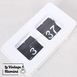 Horloge Flip Flap Rectangulaire - Le Vintage Illuminé