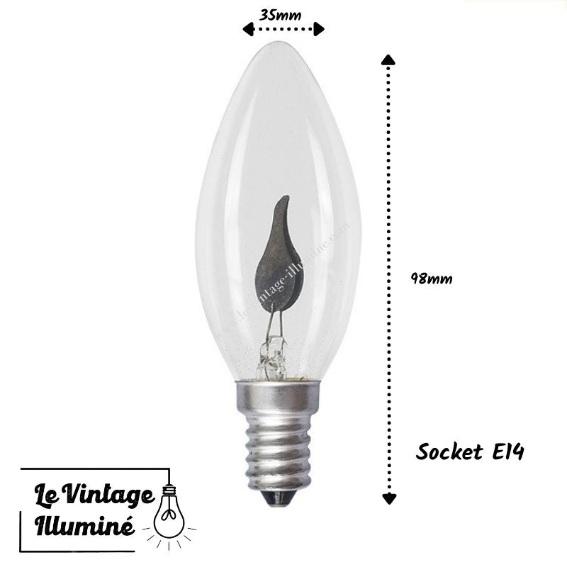 Ampoule LED retro E27 effet ampoule incandescente pour déco vintage