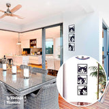 Décoration Murale Métal Noir Chats Mignons