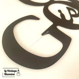 Décoration Murale Métal Noir God is Good