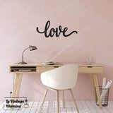 Décoration Murale Métal Noir Love