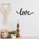 Décoration Murale Métal Noir Love