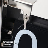 Horloge Flip Flap Vintage - Le Vintage Illuminé