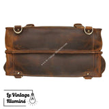 Malette Style Rétro En Cuir Véritable Pour Homme - Le Vintage Illuminé