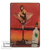 Plaque Métal Three Olives Vodka - Le Vintage Illuminé