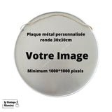 Plaque Métal Vintage Personnalisable