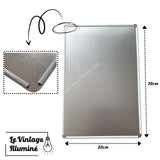 Plaque Métal Vintage Pin-Up Blonde Bikini Vert - Le Vintage Illuminé