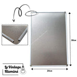 Plaque Métal Vintage Pin-Up Nuisette - Le Vintage Illuminé