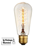Ampoule à filament Standard (spirale) 40W E27 142x64mm - Le Vintage Illuminé