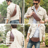 Sac Banane Rétro En Cuir Véritable 3 coloris - Le Vintage Illuminé