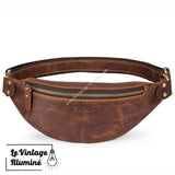 Sac Banane Rétro En Cuir Véritable 3 coloris - Le Vintage Illuminé