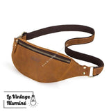 Sac Banane Rétro En Cuir Véritable 3 coloris - Le Vintage Illuminé