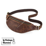 Sac Banane Rétro En Cuir Véritable 3 coloris - Le Vintage Illuminé