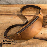 Sac Banane Rétro En Cuir Véritable 3 coloris - Le Vintage Illuminé