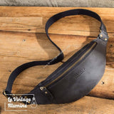 Sac Banane Rétro En Cuir Véritable 3 coloris - Le Vintage Illuminé