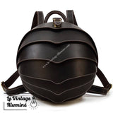 Sac à Dos En Cuir Design Scarabée - Le Vintage Illuminé