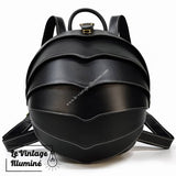 Sac à Dos En Cuir Design Scarabée - Le Vintage Illuminé