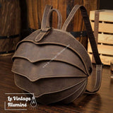 Sac à Dos En Cuir Design Scarabée - Le Vintage Illuminé