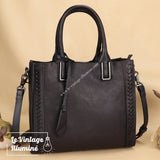 Sac à Main Vintage En Cuir de Vachette - Le Vintage Illuminé