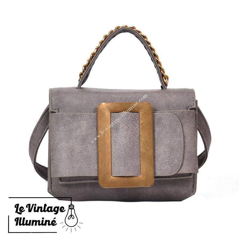 Sac Main Vintage Rectangulaire Simili Cuir Le Vintage Illumin