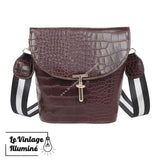 Sac à Main Vintage Imitation Croco - Le Vintage Illuminé