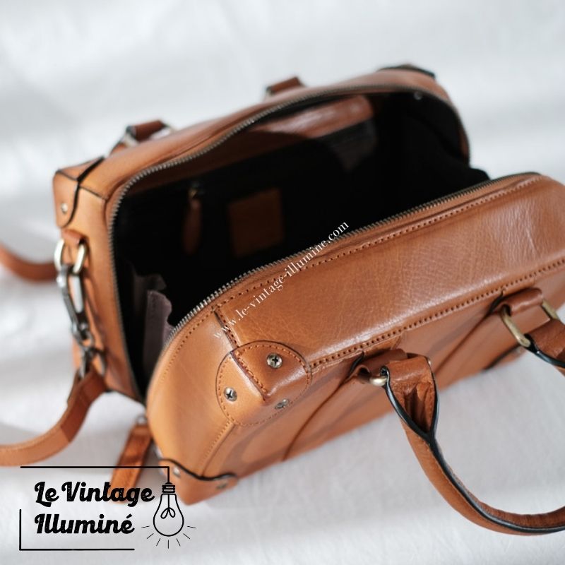 Sac à Main Vintage En cuir Fait Main Le Vintage Illuminé