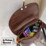Sac à Main Vintage Imitation Croco - Le Vintage Illuminé