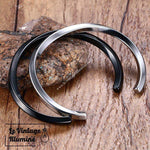 Bracelet Manchette Vintage Spirale Homme - Le Vintage Illuminé
