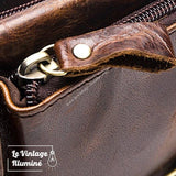 Sac Banane Homme en Cuir Véritable -