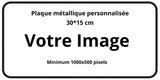 Plaque Métal Vintage Personnalisable