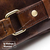 Sac Banane Homme en Cuir Véritable -