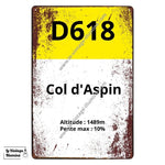 Plaque Col d'Aspin