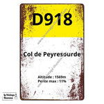 Plaque Col de Peyresourde