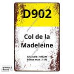 Plaque Col de la Madeleine