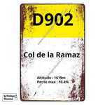 Plaque Col de la Ramaz