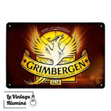 Plaque Métal Bière Grimbergen