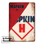 Plaque Métal Bière Hapkin