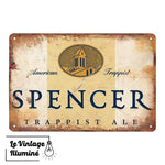 Plaque métal Bière Spencer