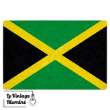 Plaque métal Drapeau Jamaïque