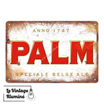 Plaque métal Bière Palm