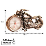Horloge à Poser Moto - Le Vintage Illuminé