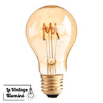 Ampoule Vintage à LED RONDE 3W E27 100x60mm - Le Vintage Illuminé