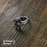 Bague Vintage Argent Rope - Le Vintage Illuminé
